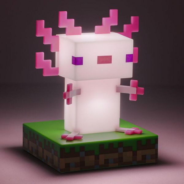 Lámpara Icons Ajolote - Minecraft 12 cm
