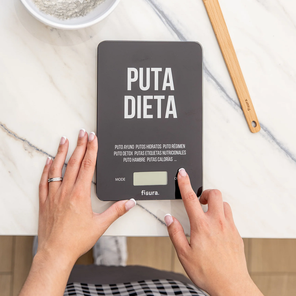 Bascula digital de cocina"Puta Dieta"